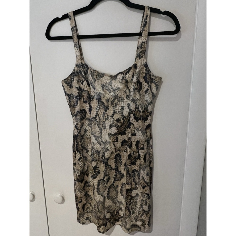 Love In Women's Small Snake Print Mini Dress Made In USA
